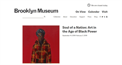 Desktop Screenshot of brooklynmuseum.org