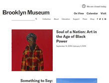 Tablet Screenshot of brooklynmuseum.org